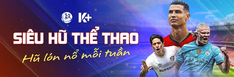 Banner quảng cáo các chương trình khuyến mãi và ưu đãi thể thao hấp dẫn tại okwin365.